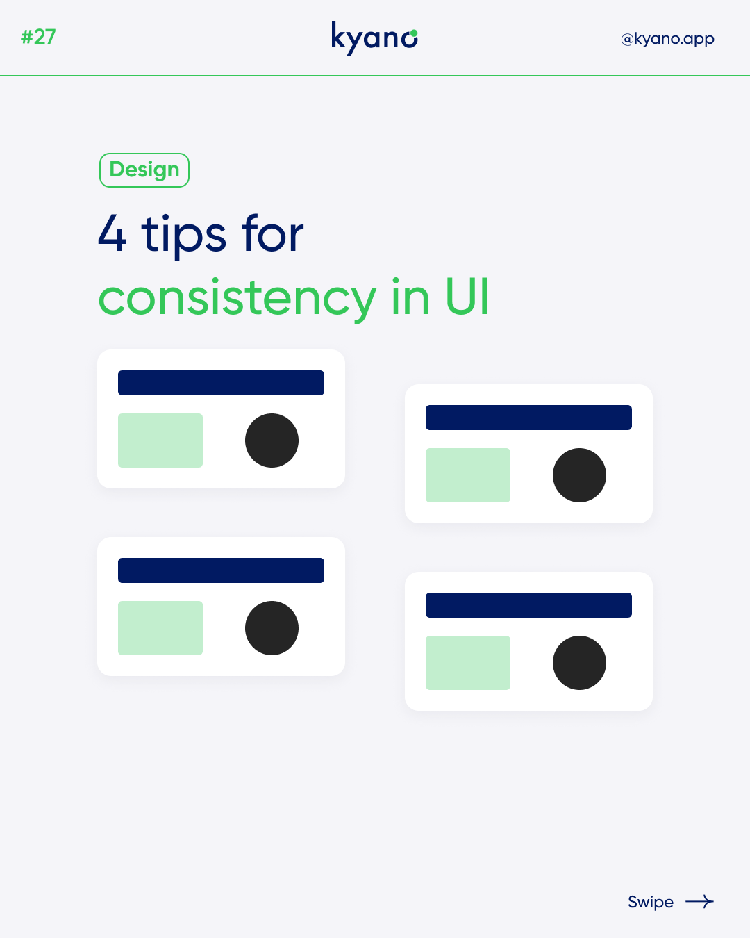 Consistency in ui