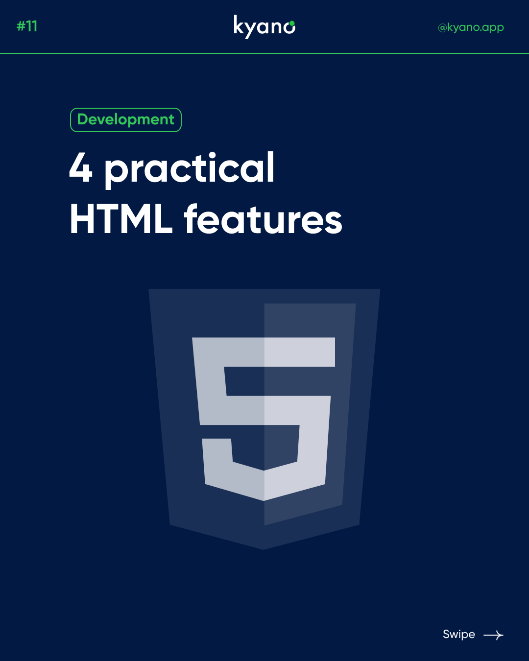 HTML features