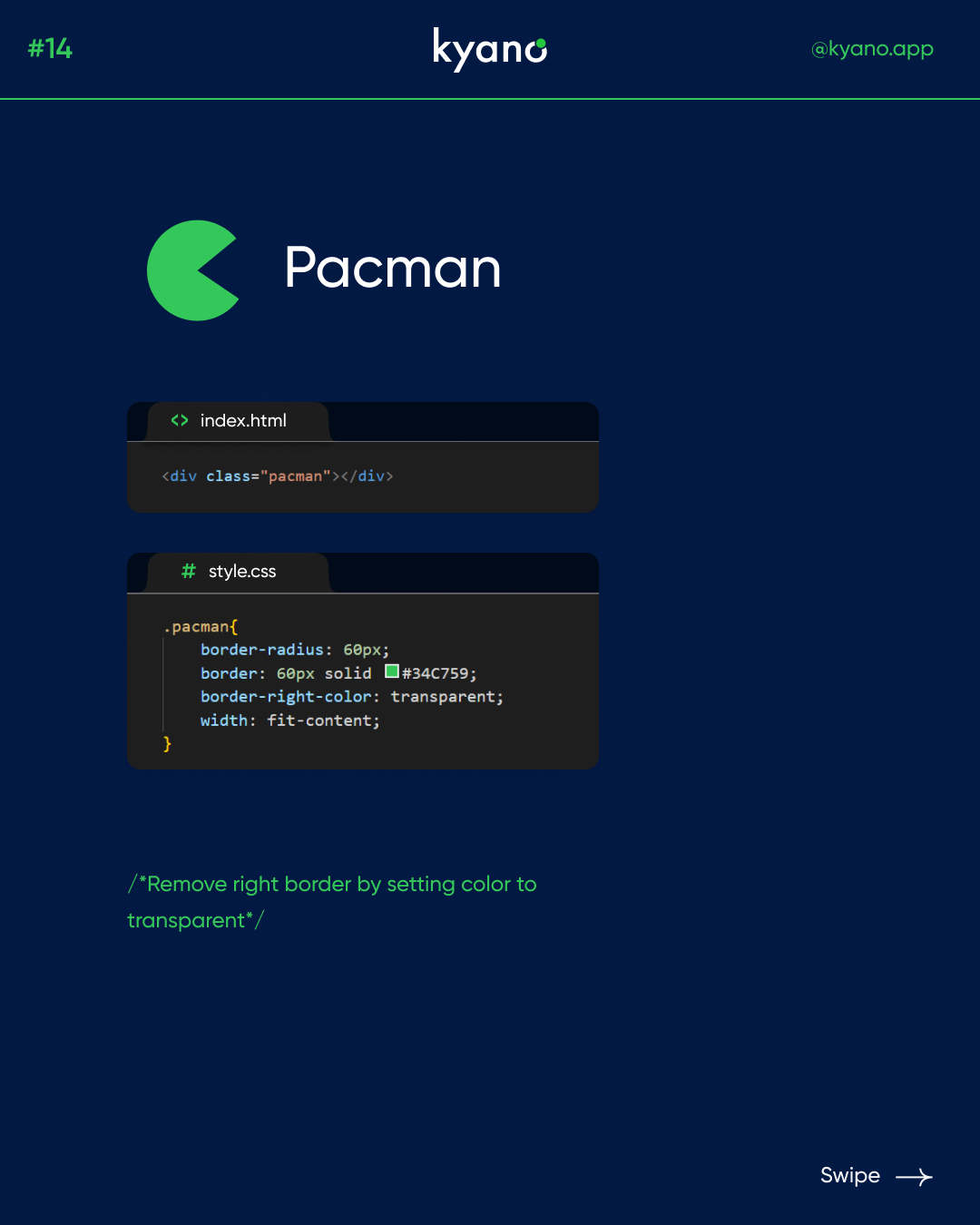 CSS Shape pacman
