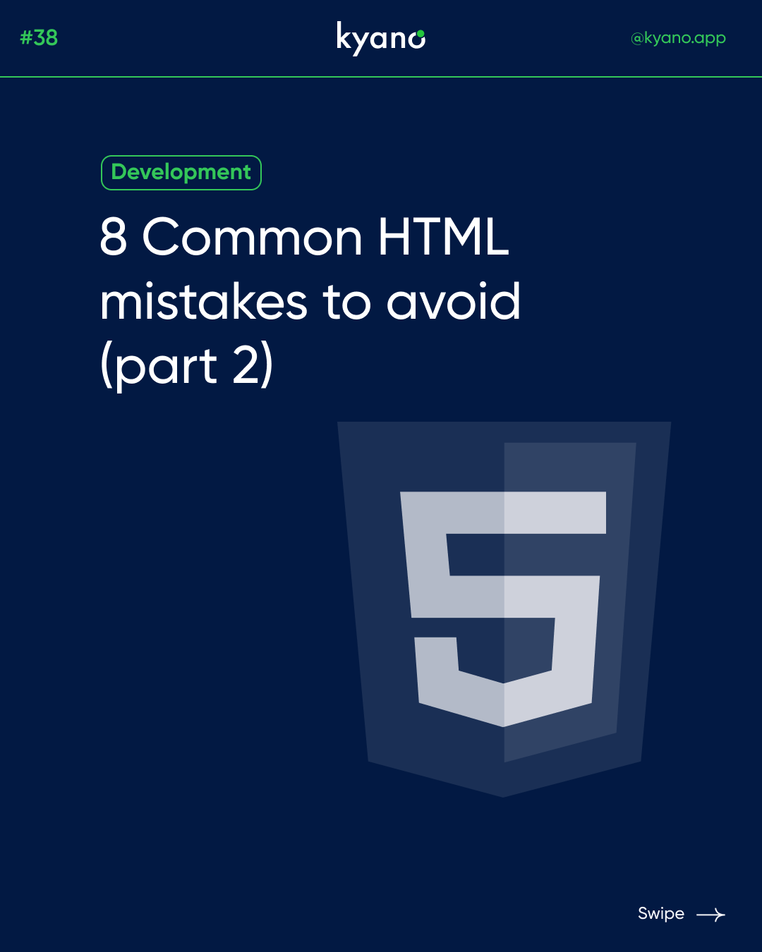 HTML mistakes you should avoid