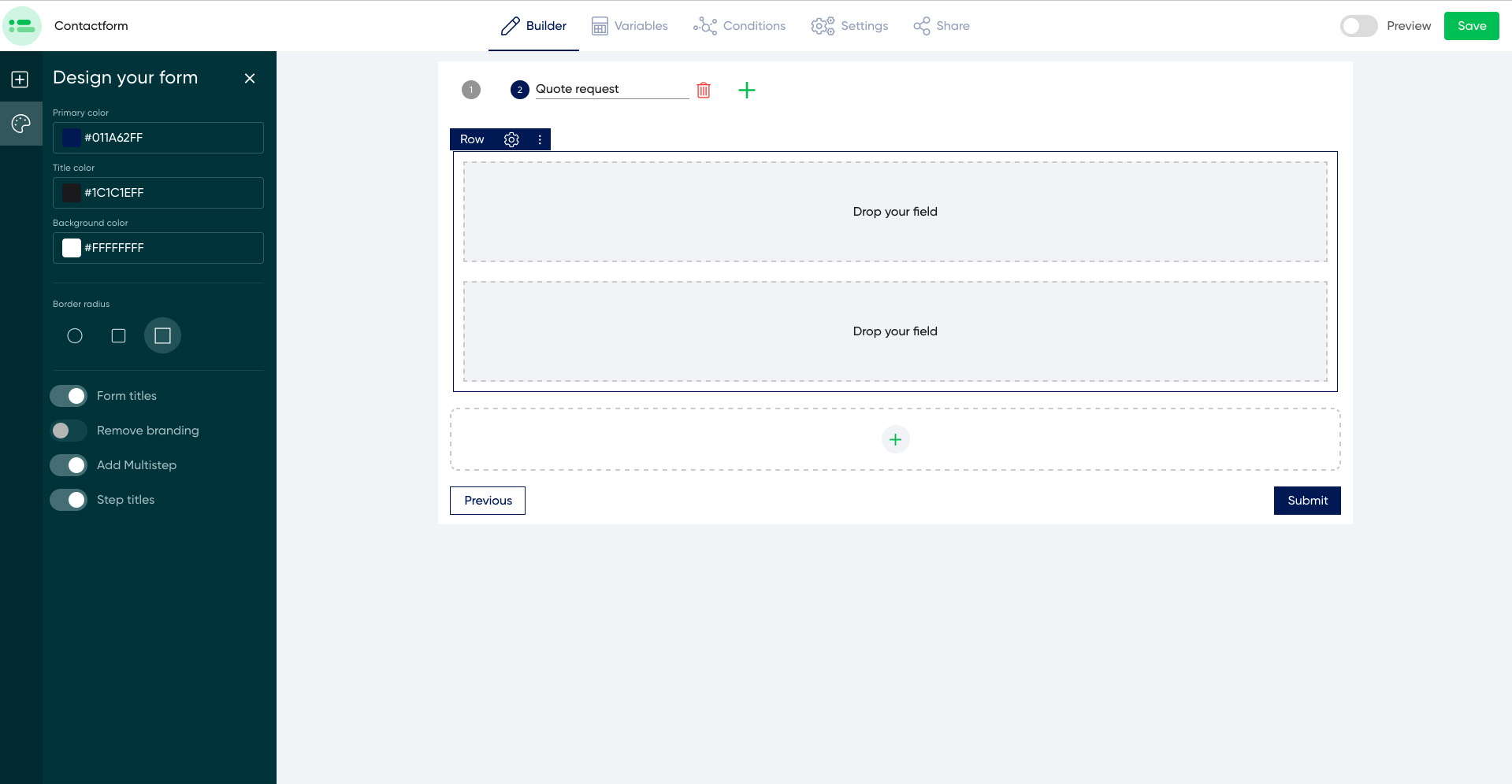 Kyano Forms free online form builder