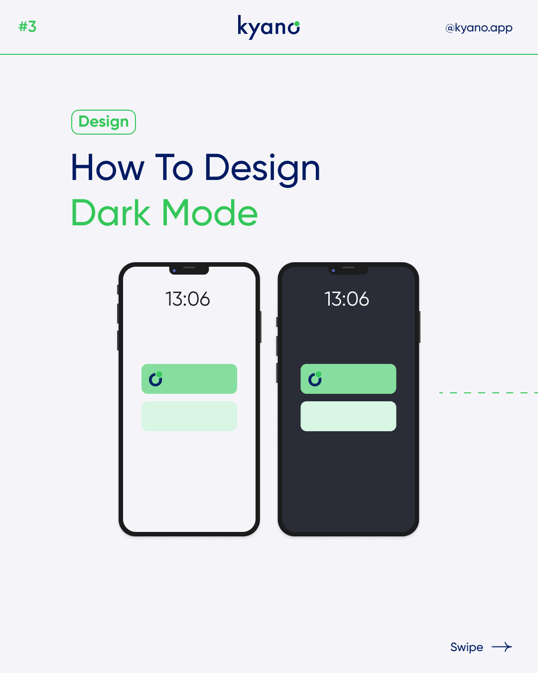 How to design dark mode