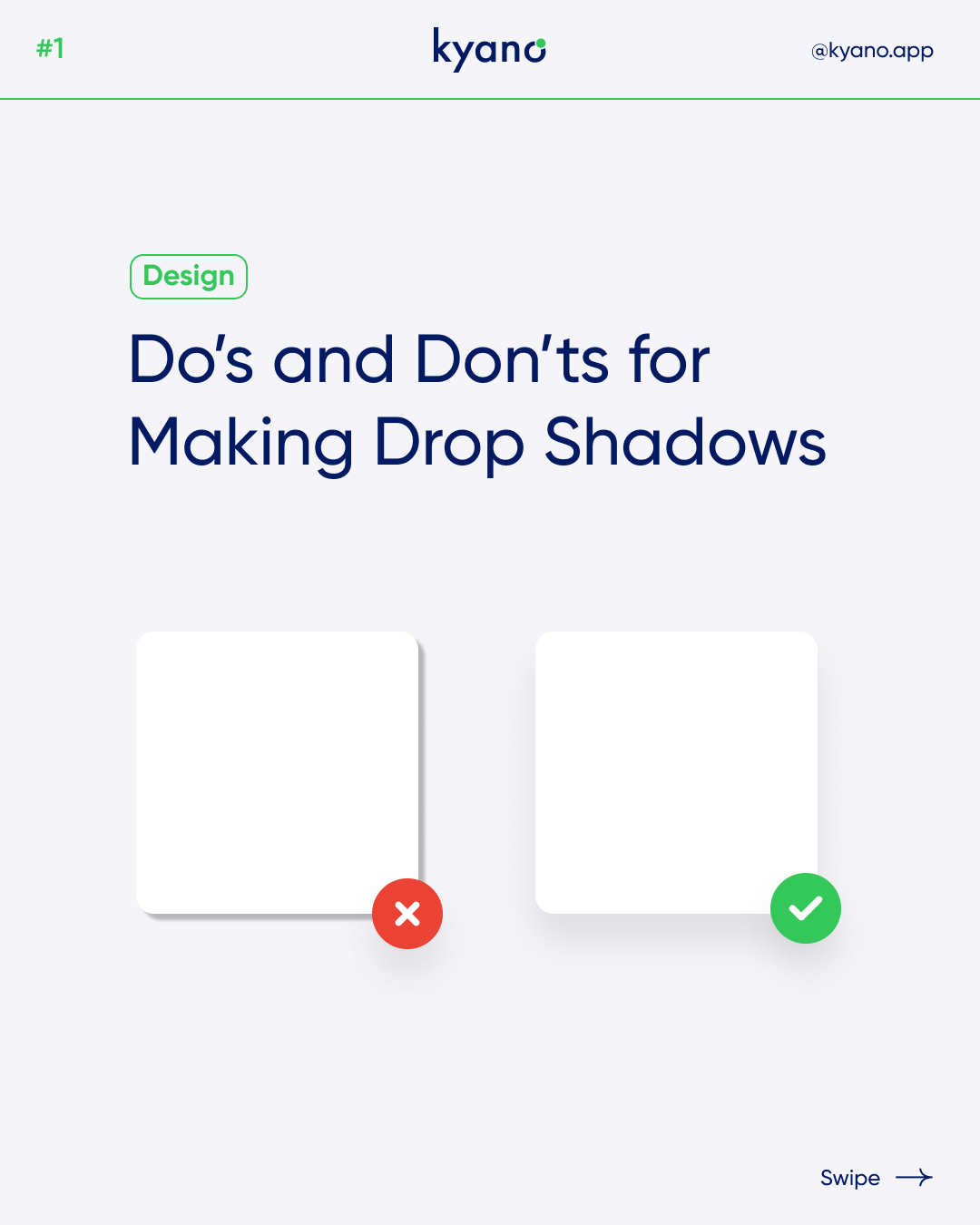 Do's and Don'ts for making Drop Shadows in Web Design