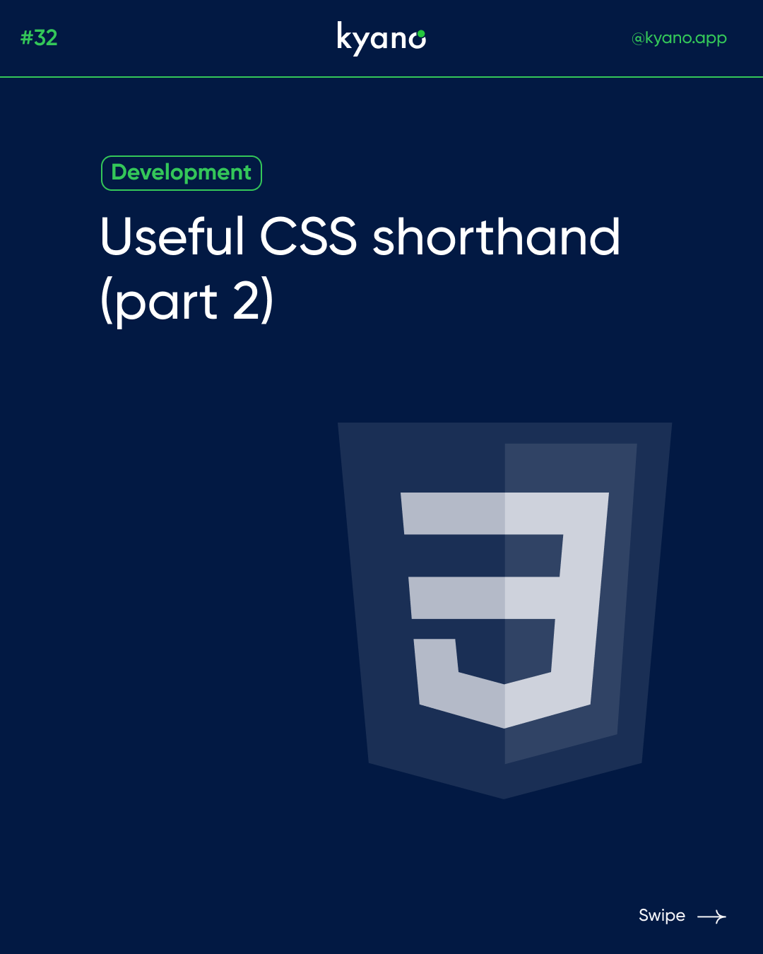 CSS shorthand